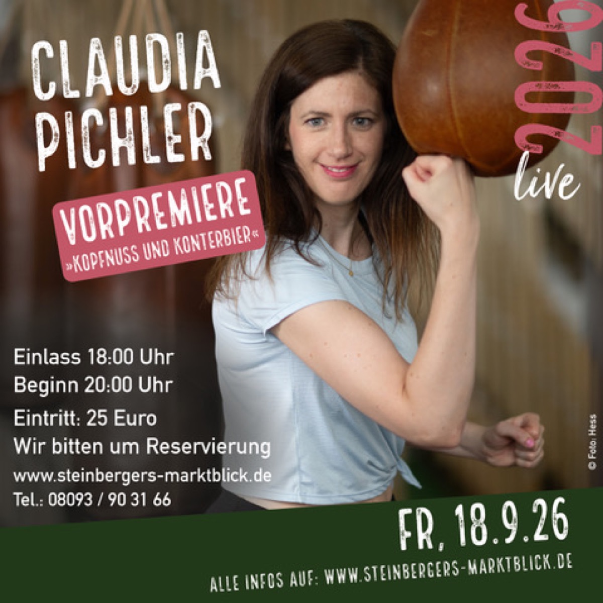 Claudia Pichler - VORPREMIERE "Kopfnuss und Konterbier"