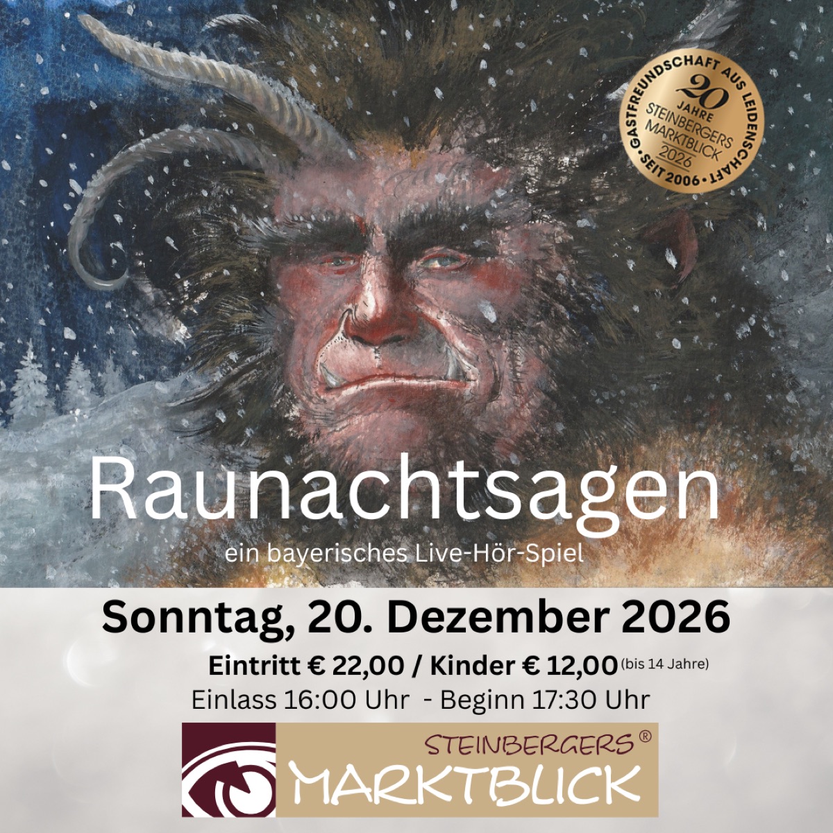Raunachtsagen - Ein bayerisches Live-Hör-Spiel